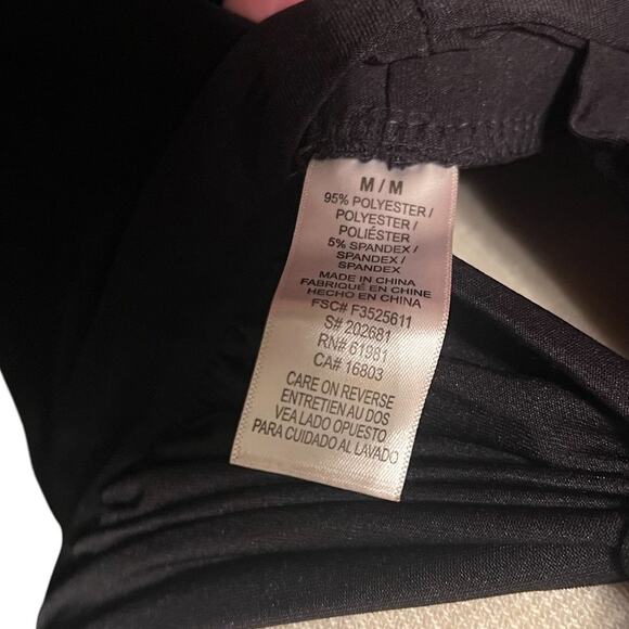 Y2K Black Tunic Top Size Medium - Picture 4 of 4